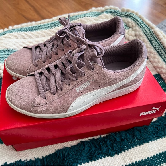 Puma Shoes - PUMA Ladies Vikky Suede Sneakers